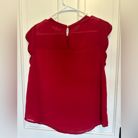 Monteau Red Blouse - Picture 2 of 3